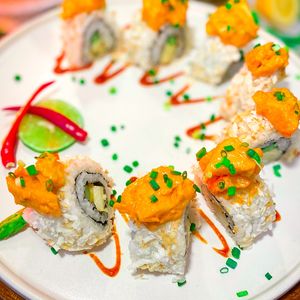 Lobster Dynamite Roll at Golden State Vegan Sushi in Bangkok