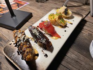 Signature nigiri   at Golden State Vegan Sushi in Bangkok