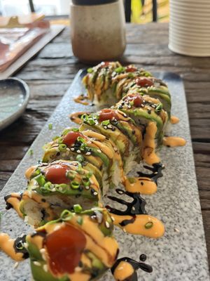 Sushi roll  at Golden State Vegan Sushi in Bangkok