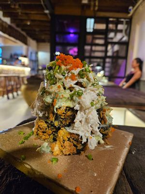 King crab paradise  at Golden State Vegan Sushi in Bangkok