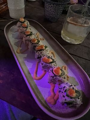 Spicy California roll  at Golden State Vegan Sushi in Bangkok