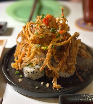 Volcano sushi  #Veganuary at Golden State Vegan Sushi in Bangkok