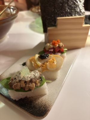Grab hand roll  at Golden State Vegan Sushi in Bangkok