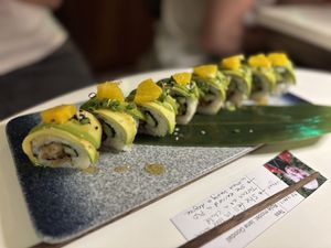 Orange chicken  at Golden State Vegan Sushi in Bangkok