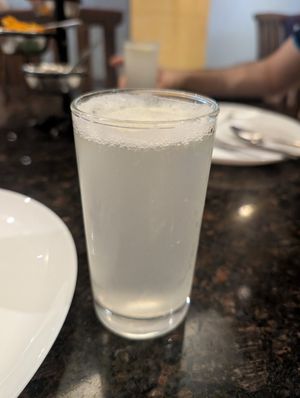 Lime soda with salt at Ashiana Vegetarian Restaurant in Nairobi