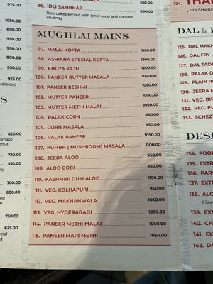   at Ashiana Vegetarian Restaurant in Nairobi