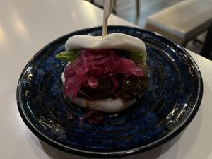 Beef bao   at Shizuku Ramen & Craft Beer in Abbotsford