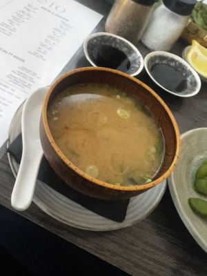 Miso soup  at Takato in Fort Lauderdale
