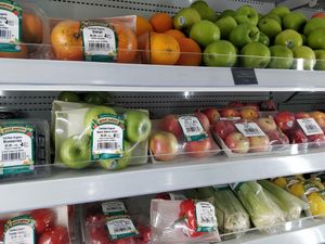 Fruits in the fridge at Ryan's Grocery/Kitchen - Great World in Central Singapore