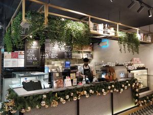 Kitchen counter at Ryan's Grocery/Kitchen - Great World in Central Singapore