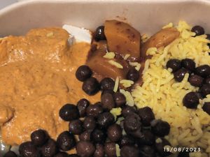 Yellow curry at Veat in Stockholm