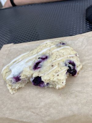 Blueberry scone  at Source Coffeehouse in Bridgeport