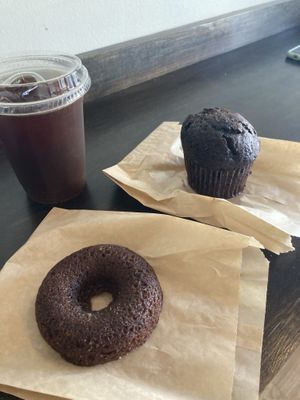 Pumpkin cold brew  at Source Coffeehouse in Bridgeport