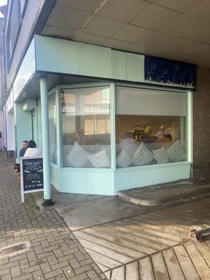 Outside  at Vegan Earth in Ayr