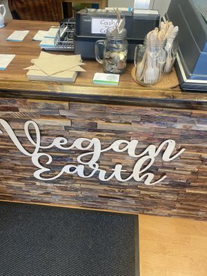 Counter  at Vegan Earth in Ayr