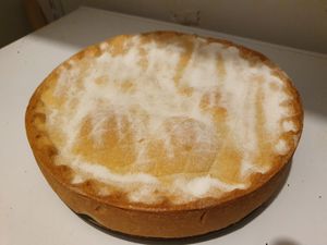 Vegan apple and cinnamon pie 👀 at Vegan Earth in Ayr