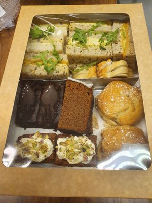 Takeaway afternoon tea for 2 at Vegan Earth in Ayr