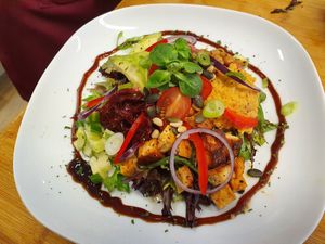 Sit in Bhudda bowl. at Vegan Earth in Ayr