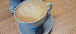 Oat flat white at Vegan Earth in Ayr