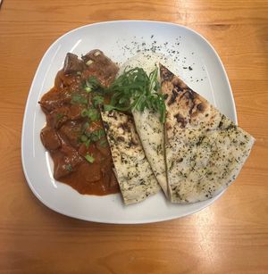 Seitan Tikka Masala  at Vegan Earth in Ayr
