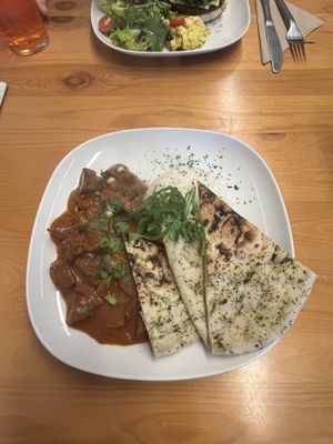 Seitan Tikka Masala  at Vegan Earth in Ayr