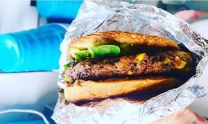 Their Black Burgers are amazing! Photo Credit: David at Authentique Cafe in Fayetteville