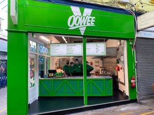 Brixton Village Shopfront at Oowee Vegan in South West London