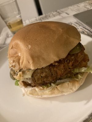 Baconator with jalapeños - very soggy at Oowee Vegan in South West London