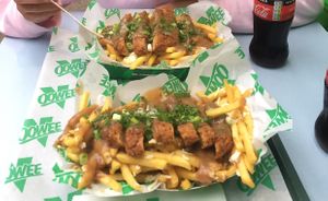 Cluckin’ Fries at Oowee Vegan in South West London