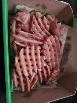 Garlic butter waffle at Oowee Vegan in South West London