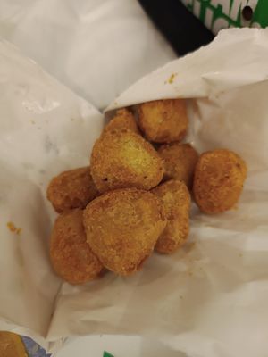 Chilli cheese bites at Oowee Vegan in South West London