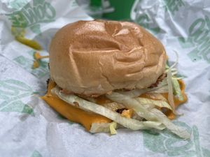 Single smash burger   at Oowee Vegan in South West London