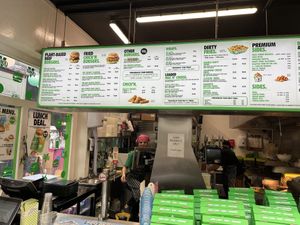 Menu  at Oowee Vegan in South West London