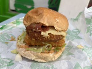 Big bacon Swiss   at Oowee Vegan in South West London