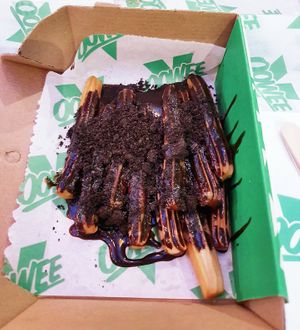Oreo churros at Oowee Vegan in South West London