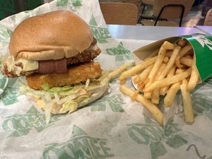 Big Bacon Swiss  at Oowee Vegan in South West London