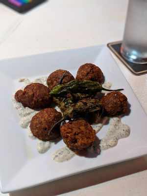 Impossible Meatballs at Instant Karma Hot Dogs in Joplin