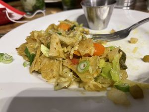 vegan vegetable Kottu  at Carmo in New Orleans