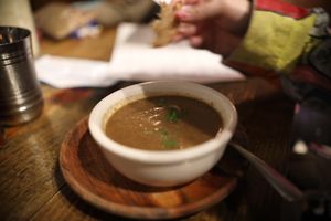 bean soup  at Carmo in New Orleans