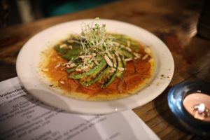 creole seared avocado at Carmo in New Orleans