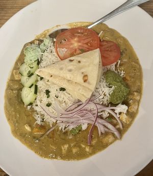 Vegetable curry  at Carmo in New Orleans