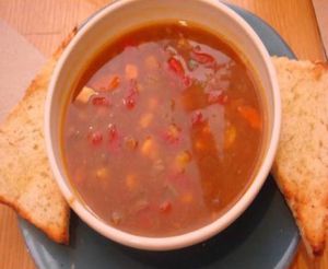  Lentil and Veggie Soup by vegan scraps at Carmo in New Orleans
