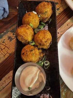 Quinoa fritters  at Carmo in New Orleans