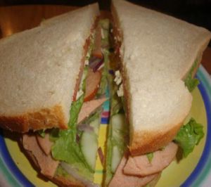 make your own vegan sandwich ('ham and cheese') at Carmo in New Orleans