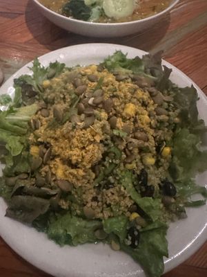 Small Esmeralda salad, if you don’t like eye watering spicy ask them to leave off the jalapeños at Carmo in New Orleans