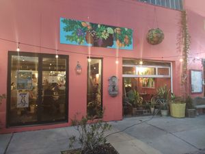 Outside, nice rollup door/window for when the weather is nice at Carmo in New Orleans