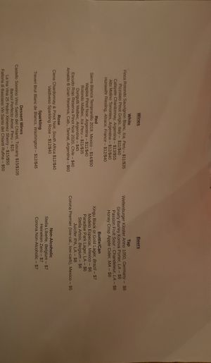 Wine at Carmo in New Orleans