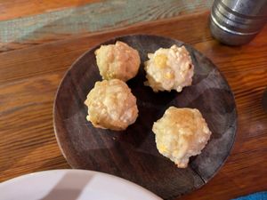 Pao de quejo (vegan) at Carmo in New Orleans