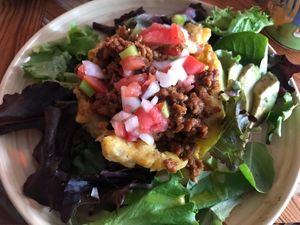 Vegan mofongo! at Carmo in New Orleans