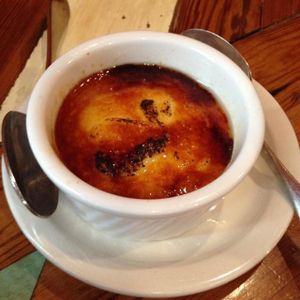 vegan creme brûlée  at Carmo in New Orleans